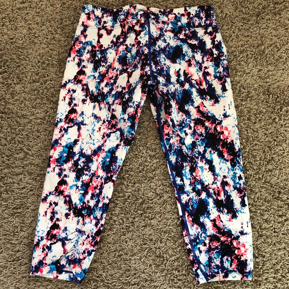 NWOT Calvin Klein Performance Crop Stretch Workout Pants - Picture 2 of 8